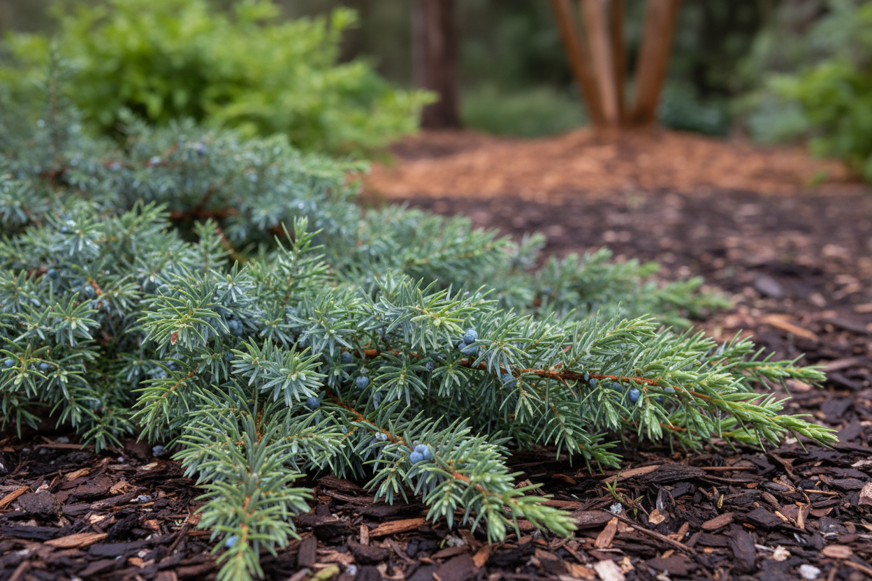 Teppichwacholder blaugrün Bodendecker immergrün winterhart Malsch Rastatt Baumschule
